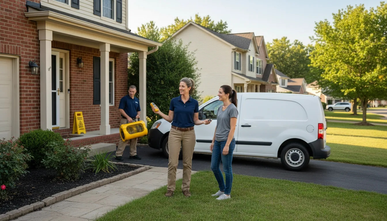 Water restoration image for Dehumidification And Cleanup Services in Cottage Grove, TN